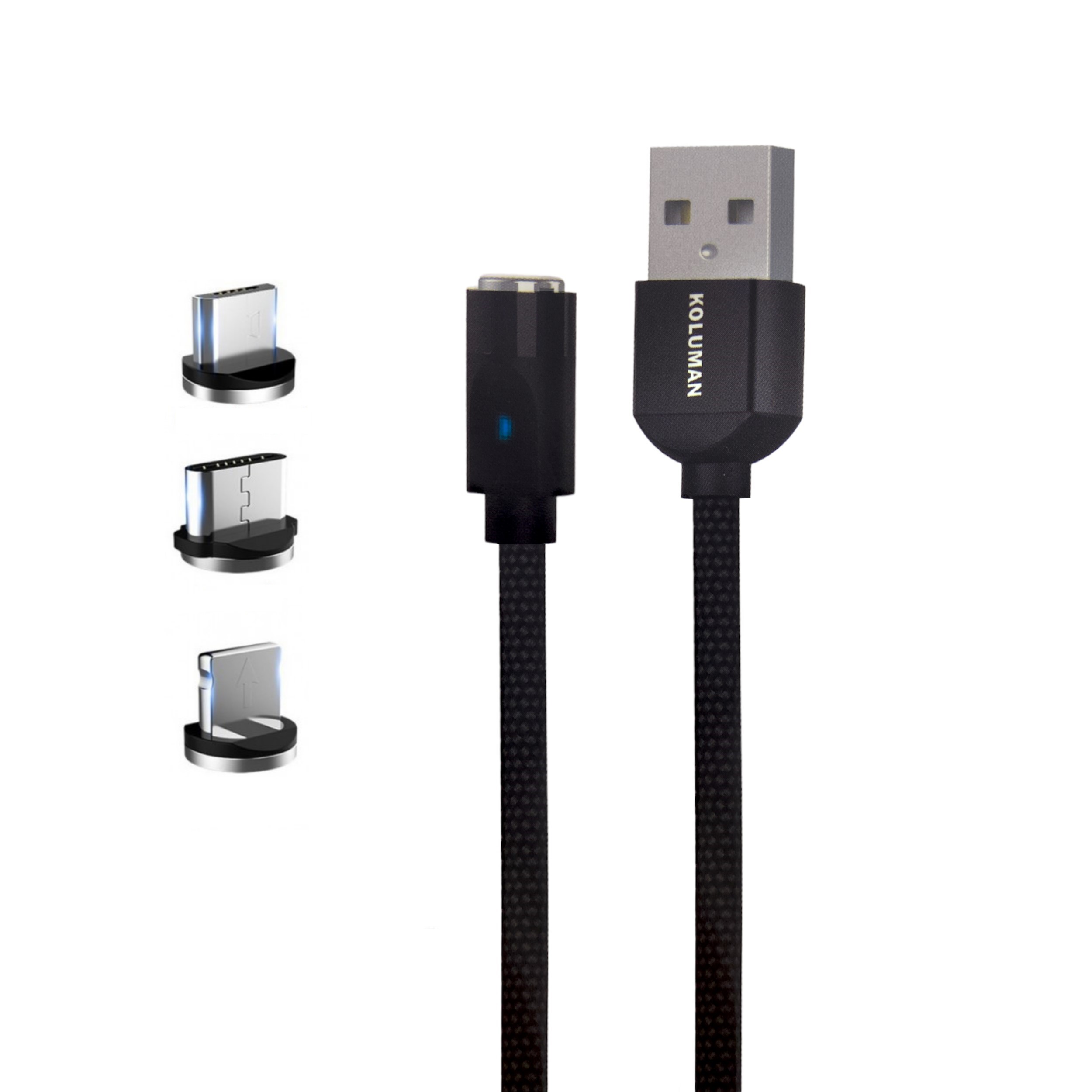 مشخصات، قیمت و خرید کابل تبدیل USB به لایتنینگ / MicroUSB / USB-C ...